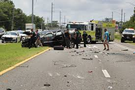 On 06/04/2024 13:25 hours, the Midway Fire District was dispatched to the  intersection of Gulf Breeze Parkway and Woodlawn Beach Road for a serious  motor vehicle crash with injuries. Santa Rosa County