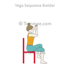 Eagle Pose Chair Yoga Garudasana Chair Yoga Sequences Benefits Variations And Sanskrit Pronunciation Tummee Com