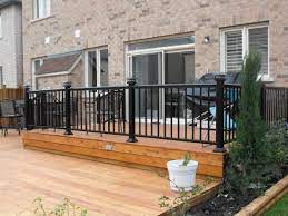 Porch railings not only add safety but also style to your porch. Black Metal Deck Fencing And Railing With High Quality China Fence Railing Made In China Com