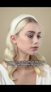 Create a Stylish Adjustable Birdcage Veil Headband