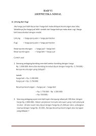 Maybe you would like to learn more about one of these? Https Lukmansani Files Wordpress Com 2017 10 Bab Vi Aritmetika Sosial Pdf