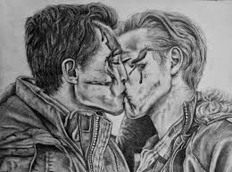 Hallelujah Noel Fisher And Cameron Monaghan Graphite On Paper Mickey And Ian Cameron Monaghan Shameless