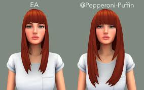 Heather Hair In 2020 Sims Love Sims Mods Sims