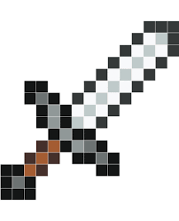 Iron Sword Minecraft Wall Decals Stickaz Minecraft Sword Minecraft Quilt Minecraft Iron