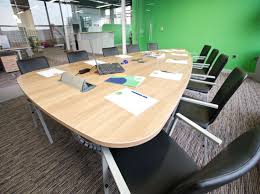 Teardrop Meeting Room Table Interior Design Office Space Office Furniture Furniture