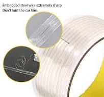 FOSHIO10M Vinyl Transparent Knifeless Tape Carbon Fiber PPF Line Design  Film Cutter Tape for Wrapping
