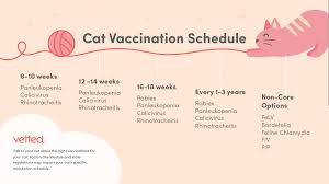 downloadable dog and cat vaccination schedules