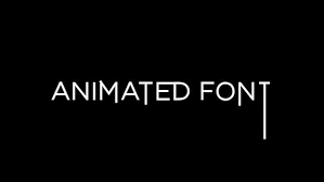 Animated Sans Serif Font Animated Fonts Font Design Logo Text Logo Design