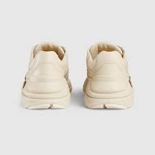 Women S Ivory Leather Rhyton Vintage Gucci Logo Sneaker Gucci Us The time to feel trendy is now as gucci brings you these superhit sneakers in black. women s ivory leather rhyton vintage