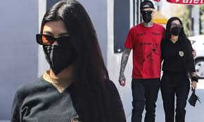 The duo, who live in the same gated community in calabasas, california, have been spotted out together on multiple occasions over the last few years. Kourtney Kardashian And Boyfriend Travis Barker Look Loved Up As They Enjoy A Quiet Lunch In La Daily Mail Online