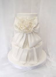 3 Tier Wedding Cake With Large Sugar Craft Peony And Bows Weddingcake Wedding Cake Sugarcraft Celebrations