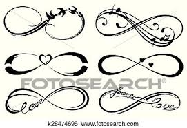 Infinita Amore Sempre Simbolo Clip Art K28474696 Idee Per Tatuaggi Tatuaggi Infinito Tatuaggio Simboli