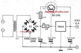 Increase Boost Current In 7812 7805 And All 78xx Circuit Using Transistor Battery Charger Circuit Power Supply Circuit Electrical Circuit Diagram