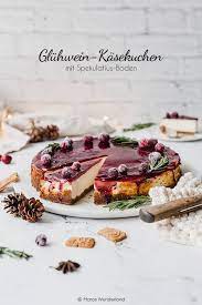 weihnachtliches rezept fur gluhwein kasekuchen mit spekulatius boden einfach und schnell g weihnachtliche kuchen und torten weihnachtsrezepte weihnachtskuchen