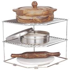 4.7 out of 5 stars. Callas Stainless Steel Multipurpose Kitchen Corner Shelf Rack Stand Chakla Belan Storage 25 5 25 5 22 Cm Set Of 1 Buy Online In Andorra At Andorra Desertcart Com Productid 184391122