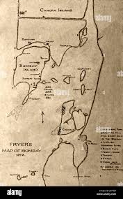 Bombay map old hi-res stock photography ...