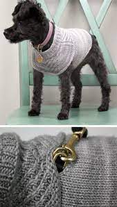 There's even a cable and an intarsia pattern for winnie's tiny knitted dog sweater. 15 Dog Sweater And Coat Free Knitting Patterns The Funky Stitch