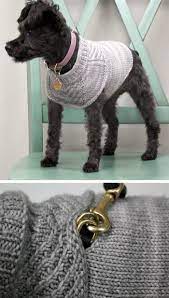 This was the first dog sweater i ever made! 15 Dog Sweater And Coat Free Knitting Patterns The Funky Stitch