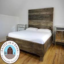 Making the foot and head board for the barn door bed frame and creating a super awesome finish for that old rustic barn look. Barnwood Bed Frame Raised In A Barn Furniture