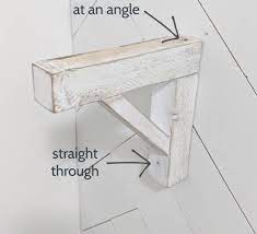 This step would be when you create your own custom diy shelf brackets. How To Make Cheap And Easy Diy Shelf Brackets Lovely Etc