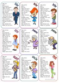 My Family Speaking Cards Worksheet Free Esl Printable Worksheets Made By Teachers English Activities Learn English English Lessons