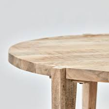 The table is made of wood, which is subsequently covered in a black shade. House Doctor Coffee Table Bali Natural