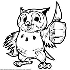 Download free cute cartoon owl coloring page picture. Cute Cartoon Owl Giving Thumbs Up Coloring Pages Getcoloringpages Org Owl Coloring Pages Cartoon Coloring Pages Owl Cartoon