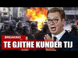 Serbi/ Vuçiç në ditë të vështira, mijëra studentë protestojnë kundër  qeverisë në Beograd - YouTube