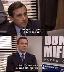 Michael S Reaction To Deangelo Joining The Office Was All Of Our Reactions To Will Ferrell Joining The Office Dundermifflin
