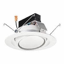 Juno Lighting Group Juno Recessed 6 In Dimmable Led Eyeball Retrofit Kit Lumens 600 Voltage 120 Watts 11 W 45az54 J6rle G4 06lm 30k 90cri 120 Frpc Wh Grainger