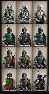 Boba Fett S Design Evolution By Araxussyexyr Star Wars Characters Poster Star Wars Images Star Wars Poster