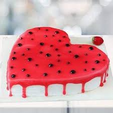 Heart Shape Layer Cake in Hubli