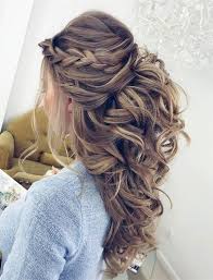 This intricate hairstyle features the braided headband which makes this style. 20 Amazing Half Up Half Down Wedding Hairstyle Ideas Oh Best Day Ever Wedding Hairstyles For Long Hair Easy Wedding Guest Hairstyles Long Hair Updo