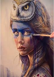 Getting into the Monday blues! 🤓😎 Some color in Oils 🎨 Song is an  original called Maybe Blasphemy by Just James . . . #drippingpaint  #colorblue #oilpaint #grumbacher #grumbacherpaints #portrait #art ...