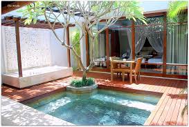 6 One Bedroom Spa Villa Private Plunge Jet Pool Jacuzzi 3x2 5 Meters Steam Shower Which Can Be Scented With A Selection Of Wild Pool Island Living Jacuzzi