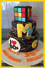 Made This 80 S Theme Cake A Few Weeks Cakes By Me Jess Facebook