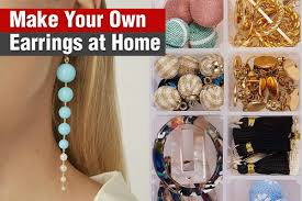 We furnish all the instructions, beads, and supplies you will need to create your own earrings. Make Your Own Earrings At Home Ronix Blog