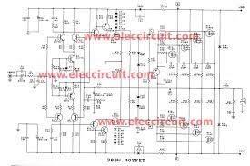 Has an internal booster circuit elements. 300 1200w Mosfet Amplifier For Professionals Projects Circuits