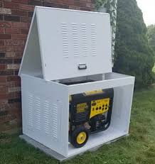 The chimney for my fireplace and furnace protrudes out about 2', so i just extended that out for the generator shed. How To Run A Portable Generator Safely Whether In Rain Snow Or Wet Weather
