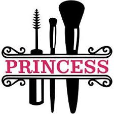 Makeup Split Monogram Silhouette Design Silhouette Design Store