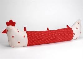 Poule Bas De Porte Cocotte Cuisine Poule Passion Coin Couture Fabric Crafts Couture Sewing