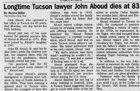 Obituary for John Eli Aboud (Aged 84)