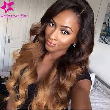 Cold and warm black ombre. Super Wavy Full Lace Human Hair Wigs Ombre For Black Women 100 Virgin Brazilian Two Tone Ombre 1b 30 Co Hair Styles Ombre Human Hair Extensions Wig Hairstyles