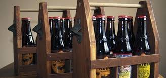 Rustic wood wine caddy wooden wine bottle and glasses holder. Carry Your Beer In Style With These Diy Wooden Six Pack Holders Beer Wonderhowto