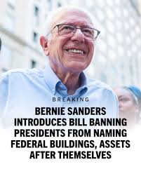 It's called the SERVE Act: Stop Executive Renaming for Vanity and Ego