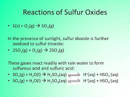 Sulfur dioxide is a colourless gas that is readily soluble in water. Chapter 19 Environmental Issues Ppt Video Online Download