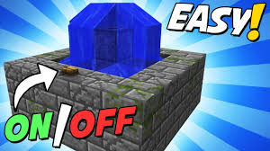 Architecture is one of the great diversions of minecraft , we teach you with great ease how to make an automatic water fountain in a few steps. Mini Fountain You Can Switch On Off Minecraft Tutorial Youtube Minecraft Fountain Minecraft Tutorial Fountain Minecraft