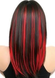The most common trend is to opt for a peekaboo. Red And Black Hair Color Hair Styles Red Hair Streaks Hair Streaks