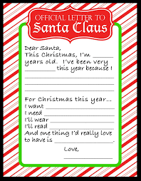 The christmas holiday season is by far my favorite as well as my kiddos. Official Letter To Santa Free Printable