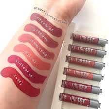 Meet Matte Hughes Vol 1 Set Of 6 Mini Long Lasting Liquid Lipsticks Liquid Lipstick Swatches Meet Matte Hughes Meet Matte